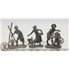 Image 1 : SET OF 3 KLASSEN GIFTS METAL FIGURINES