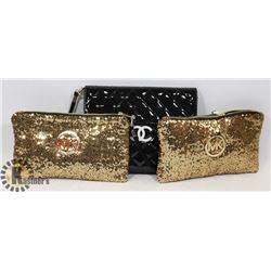 2 KORS GOLD REPLICA + 1 CHANEL QUILTED STYLE WRIST