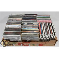 FLAT OF ASSORTED MUSIC CDS