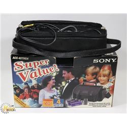 SONY CAMCORDER WITH ALL CORDS AND BOOKS, WORKING.