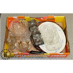 LOT OF ASSORTED CRYSTAL