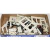 Image 1 : TRAY OF ELECTRICAL SWITCHES, RECEPTACLES, DIMMERS,