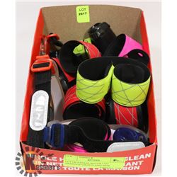 LOT OF 9 EDDIE BAUER LED ARMBAND LIGHTS AND MINI