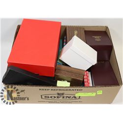 FLAT OF JEWELLERY & WATCH BOXES