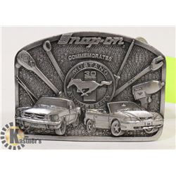 SNAP ON FORD MUSTANG COMMEMORATIVE BELT BUCKLE