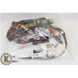 BAG OF DOG LEASHES AND/OR COLLARS