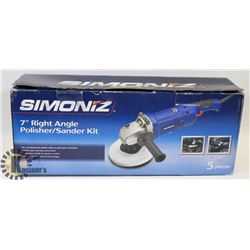 SIMONIZ 7” RIGHT ANGLE POLISHER/SANDER KIT