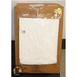 BOX OF 47 NEW DISPOSABLE SMOCKS LAB COATS.
