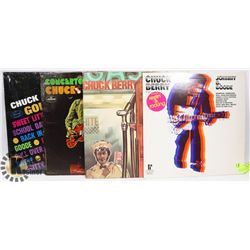 COLLECTION OF 4 CHUCK BERRY RECORDS