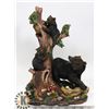 Image 1 : NEW MAMA BEAR WITH CUBS IN TREE STATUE
