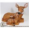 Image 1 : NEW RED DOE WITH FAWN STATUE