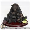 Image 1 : NEW MAMA BEAR WITH 2 CUBS STATUE