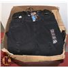 Image 1 : BOX OF RIO BLACK DENIM PANTS