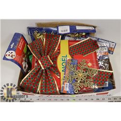 FLAT OF CHRISTMAS DECORATION