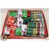 Image 1 : CHRISTMAS PRINTED FOIL RIBBON,FLEX TIE AND TIN BOX
