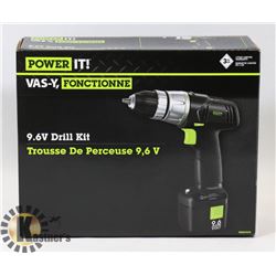 POWER IT - 9.6V ELECTRIC DRILL KIT