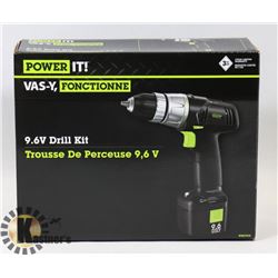POWER IT - 9.6V ELECTRIC DRILL KIT