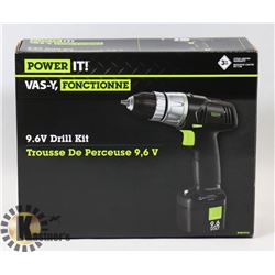 POWER IT - 9.6V ELECTRIC DRILL KIT