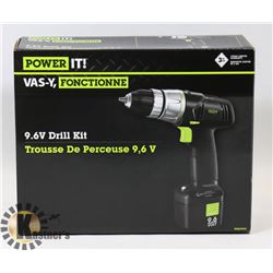 POWER IT - 9.6V ELECTRIC DRILL KIT