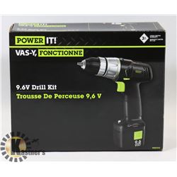 POWER IT - 9.6V ELECTRIC DRILL KIT