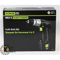 POWER IT - 9.6V ELECTRIC DRILL KIT