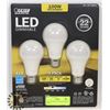 Image 1 : NEW LED 100 WATT REPLACEMENT BULBS