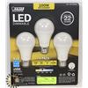 Image 1 : NEW LED 100 WATT REPLACEMENT BULBS