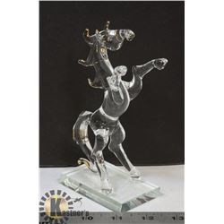 CRYSTAL STALLION STATUE