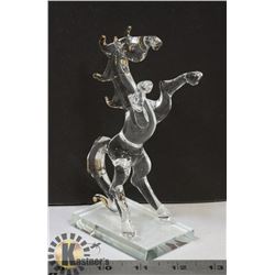 CRYSTAL STALLION STATUE