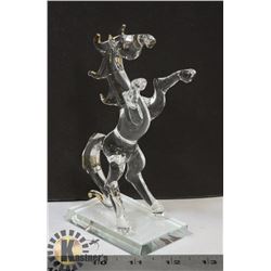 CRYSTAL STALLION STATUE