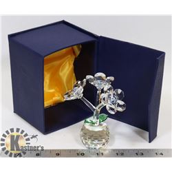 CRYSTAL FLOWER STATUE