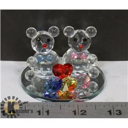 CRYSTAL LOVE BEAR COUPLE
