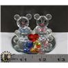 Image 1 : CRYSTAL LOVE BEAR COUPLE