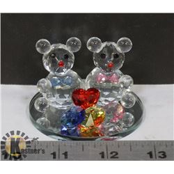 CRYSTAL LOVE BEAR COUPLE