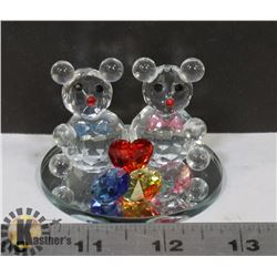CRYSTAL LOVE BEAR COUPLE