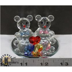 CRYSTAL LOVE BEAR COUPLE