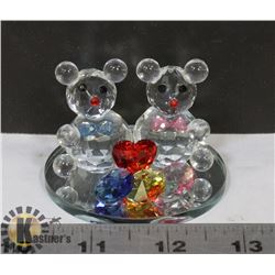CRYSTAL LOVE BEAR COUPLE