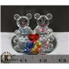 Image 1 : CRYSTAL LOVE BEAR COUPLE