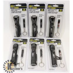 6LED WITH LASER+1 LED WITH LASER FLASHLIGHT