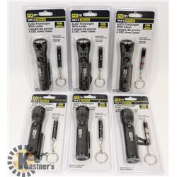 6LED WITH LASER+1 LED WITH LASER FLASHLIGHT