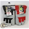 Image 1 : 2X PAIR OF WINTER WORK GLOVES