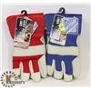 Image 1 : 2X PAIR OF WINTER WORK GLOVES