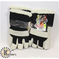 2X PAIR OF WINTER WORK GLOVES