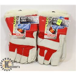 2X PAIR OF WINTER WORK GLOVES
