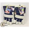 Image 1 : 2X PAIR OF WINTER WORK GLOVES