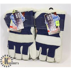 2X PAIR OF WINTER WORK GLOVES