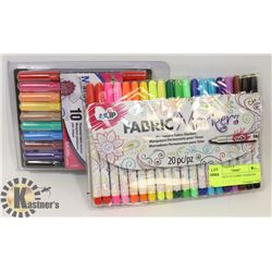 2 NEW SETS OF FABRIC MARKERS