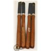 Image 1 : CRAFTSMAN WOOD LATHE CHISELS/4PC