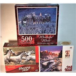 16) LOT OF 3 FACTORY SEALED PUZZLES