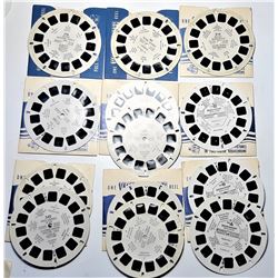 4)  LOT OF 13 VINTAGE VIEW MASTER REELS